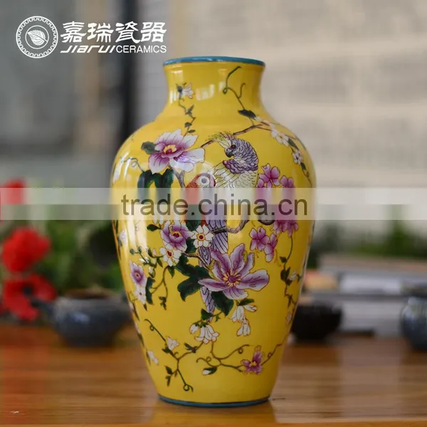 Antique China Hand Painted Decorative Porcelain Vase for Wedding