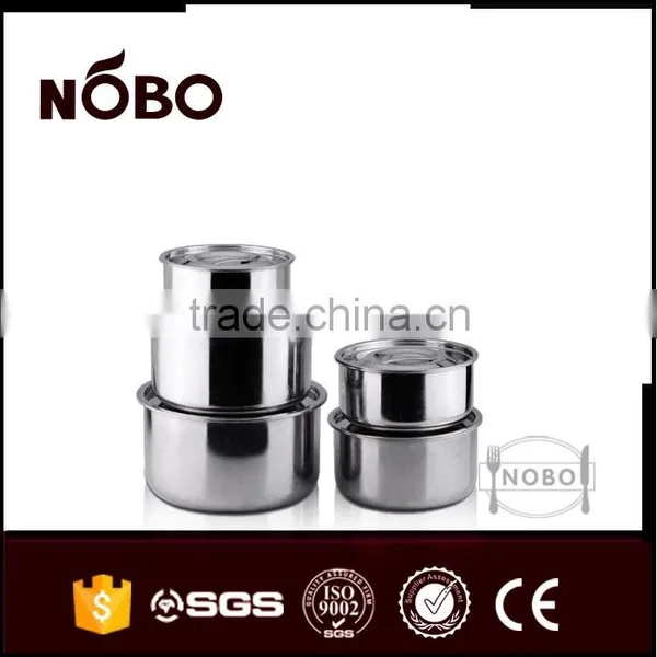 NOBO Steel Lid Large Stainless Steel Stock Pot Set for Cooking photo-6