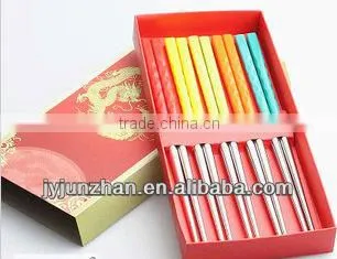 Chinese CHOPSTICKS /// JAPANESE CHOPSTICKS/STAINLESS STEEL CHOPSTICKS/STAINLESS STEEL FLATWARE/TABLEWARE SET photo-5