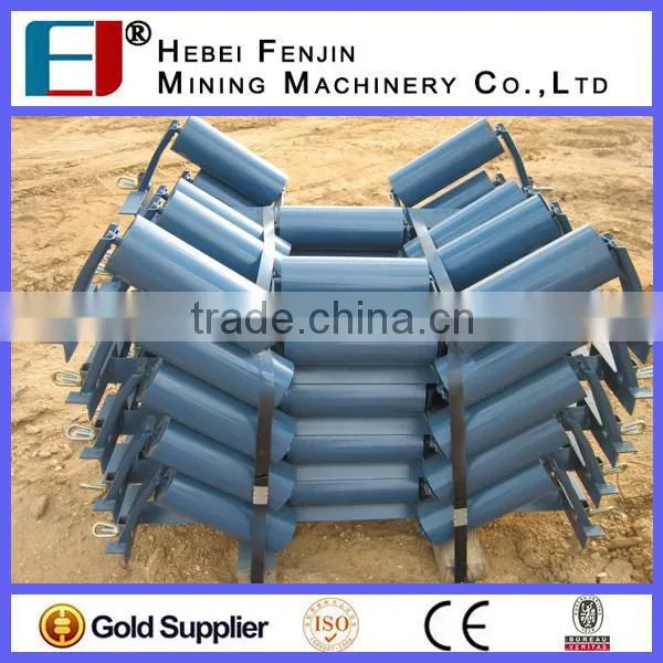 China Supplier Troughing Steel Pipe Conveyor Rollers For Port Facilities photo-6