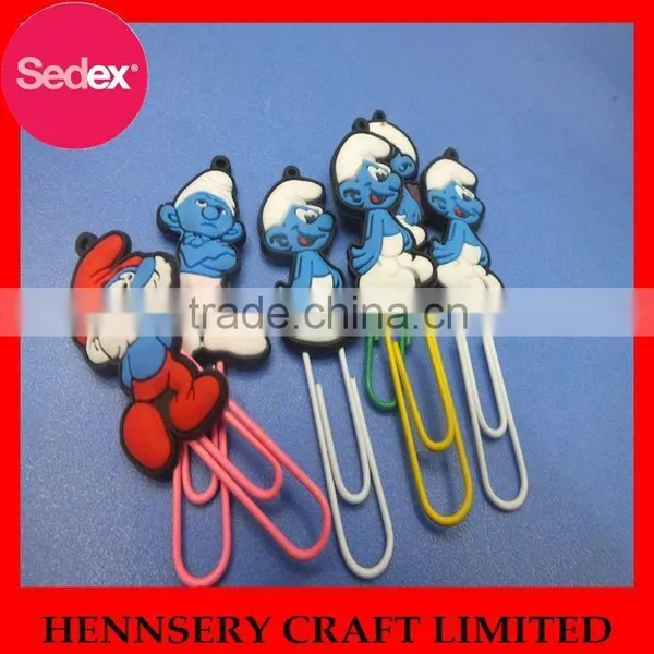 Smile Face PVC Bookmark and Airplane Shape Paper Clip photo-3