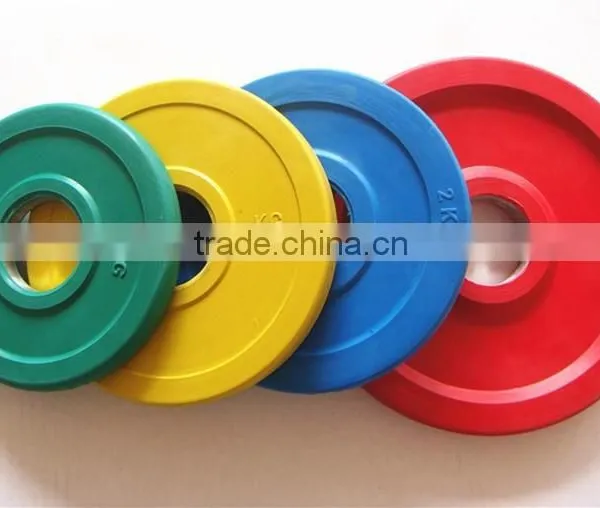 Small Fractional Rubber Steel Plate for Barbell/fractional Weight Plate Color Black photo-2