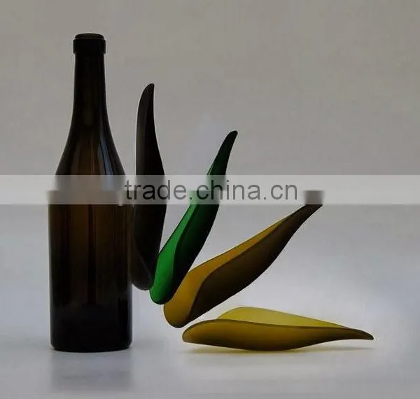 2015 New Products Creative Handmade Colored Glass Plate for Wedding Centerpieces photo-2