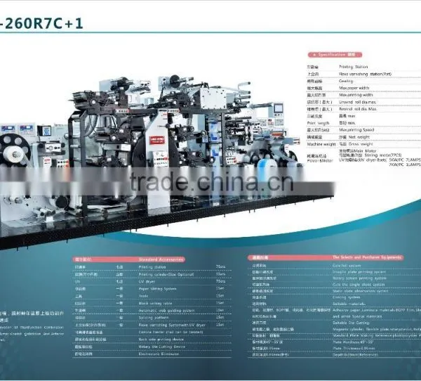 High Quality Intermittent Rotary Four Color Adhesive Label Printing Machine photo-4