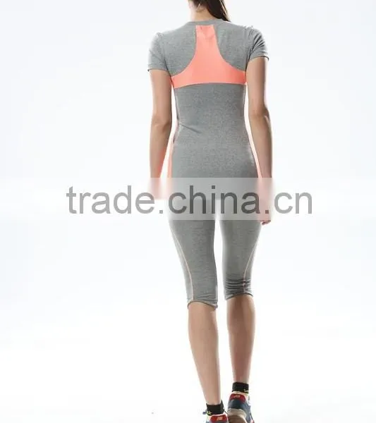 New Design for Women Running Set With Polyester and Spandex /Gym Wear/pants and T-shirt photo-3