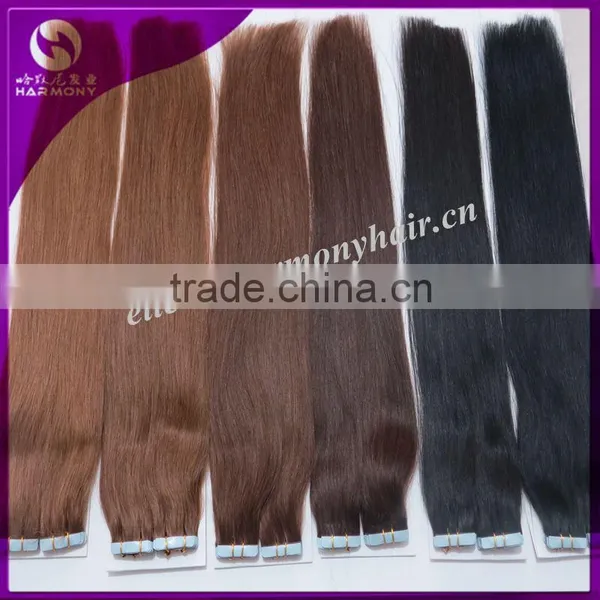 Hot Sale 100% Unprocessed Virgin Brazilian Hair Cheap Tape Hair Extensions photo-6