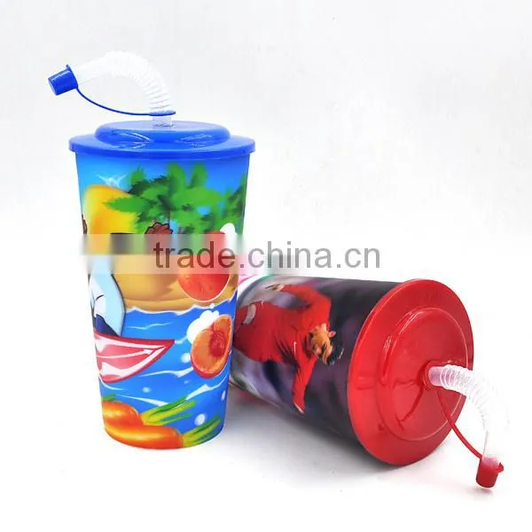 Hot Product for 2015 Custom 420ML Printed Plastic Cup BPA Free photo-4
