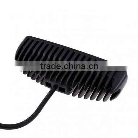 6.3 Inch 18W LED Work Light 12v 1200LM 6-LED White Light Square Spotlight-Black Led Work Lamp photo-2