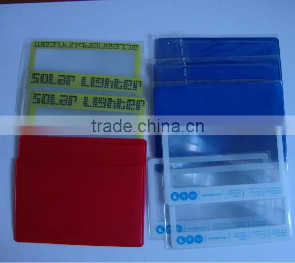 PVC Fresnel Lens Card Magnifier Sheet photo-6