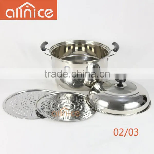 Kitchen Utensil: Stainless Steel Vegetable Steamer Food Steamer Steam Pot photo-6