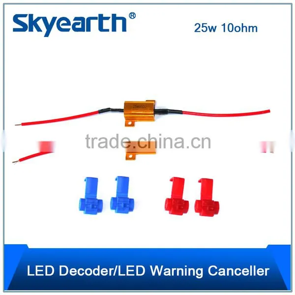 Resistor Colour Code LED Load Resistor for Turn Signal Light Error Free 25w 10ohm photo-2