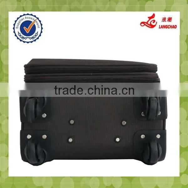 Dark Brown Four Wheels Passed ISO9001 Certificate Business Trolley Bag photo-4