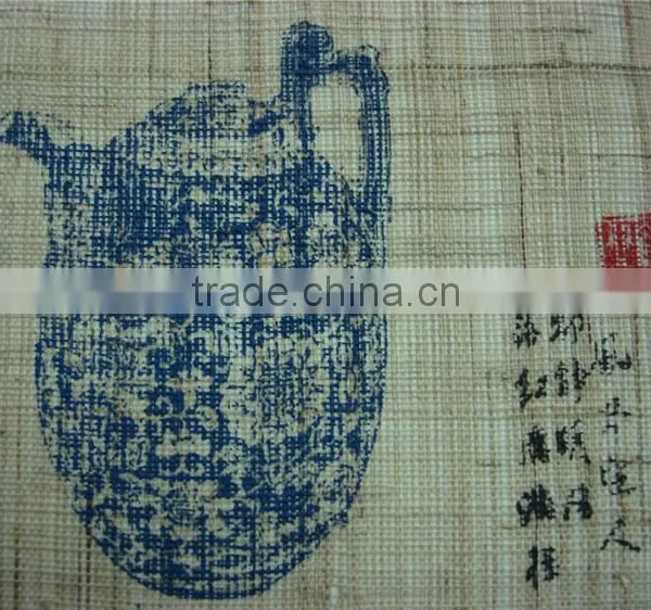House Fabric Painting With Frame photo-2