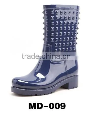 Women Fashion Clear PVC Rain Boots MD-001 photo-6