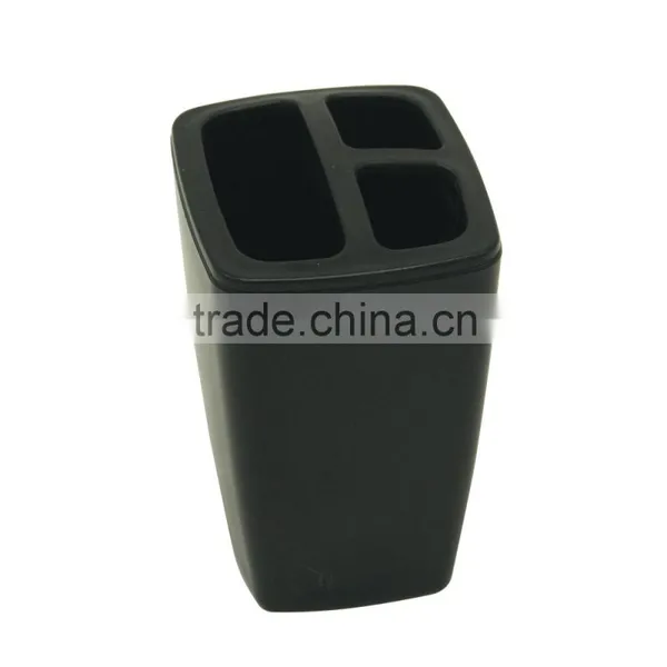 Black Toothbrush Holder Toothbrush and Toothpaste Inside photo-4