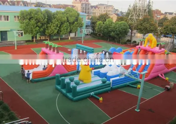 Giant Newest Cheap Inflatable Obstacle Course for Sale photo-4