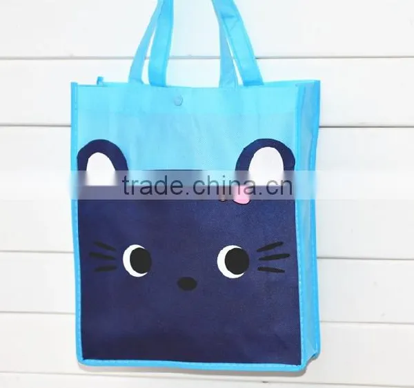 Full Printing Non Woven Bag Student Handle Lovely Bag for Shopping photo-2
