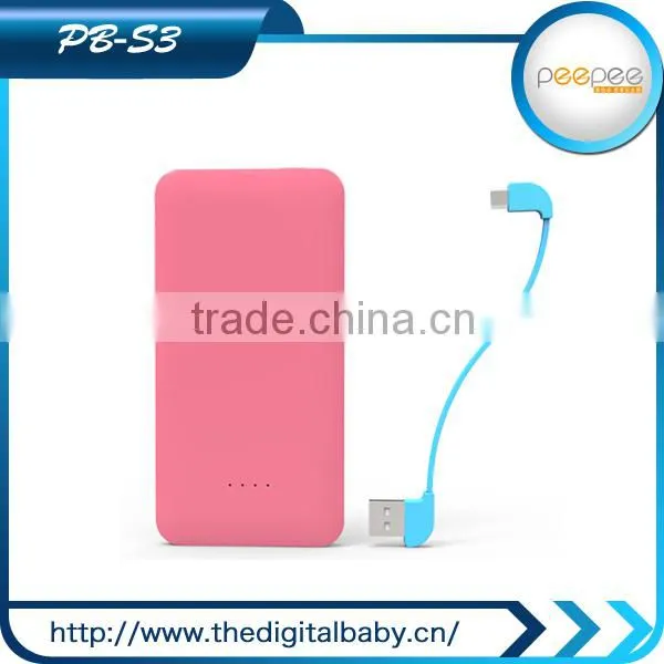 2015 Hot Selling Innovative Fashionable Power Bank 5000mah photo-3