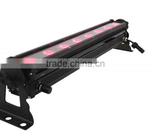 Multi Color RGB Batter Powered Outdoor IP65 8x3W LED Light Bar photo-2