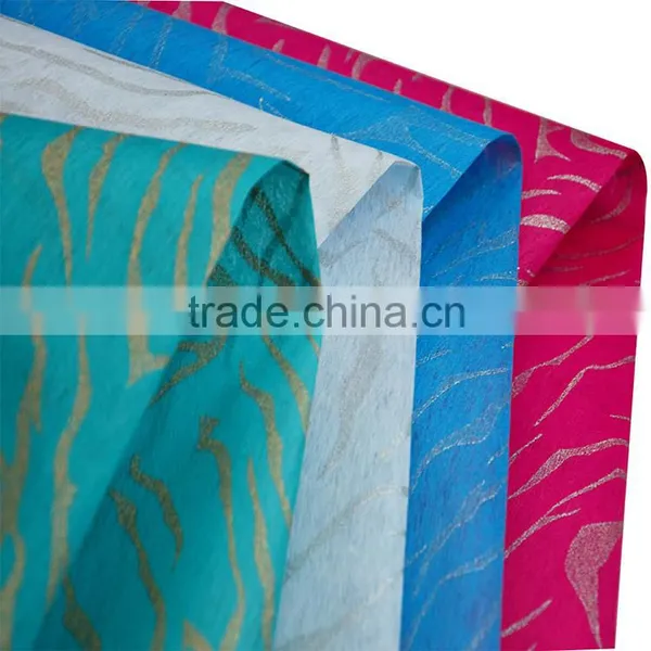 Thin Stripe-shaped Glitter Printed Nonwoven Fabric Felt photo-6