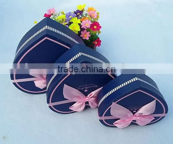 Design Lovely Art Paper Empty Heart Shape Widding Box Gift Box With Good Price photo-4