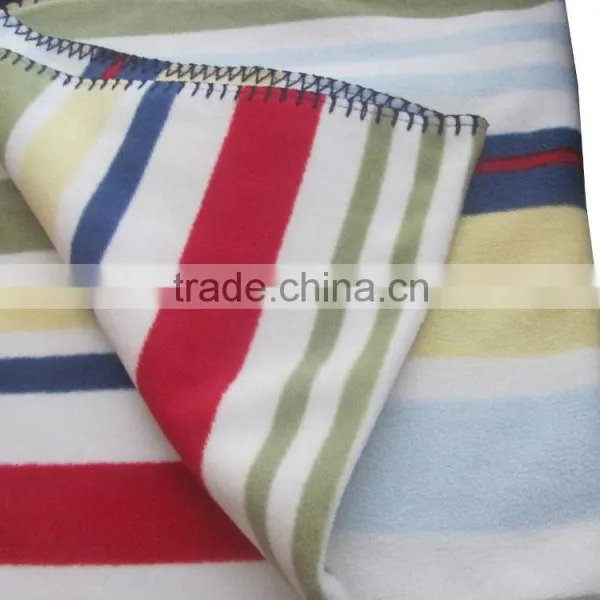 Sightly Promotion Striated Figure Printed Polar Fleece Blanket photo-2