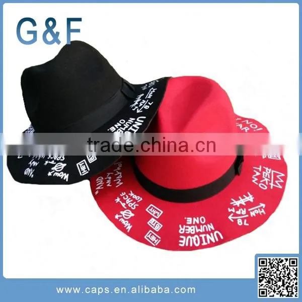 The Latest Fashion Felt Fedora Hat Ladies Felt Hillbilly Hat photo-6
