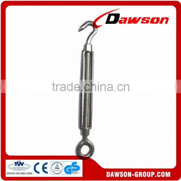 Open body HOOK&EYE DIN 1480 stainless steel turnbuckle                        
                                                                                Supplier's Choice