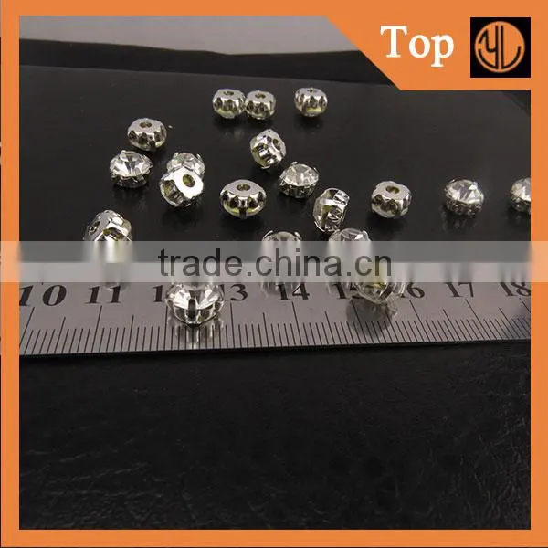 Point Back Chaton 8mm Sew-on Rhinestone Wholesale photo-4
