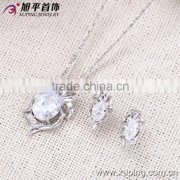 Hot Sale Synthetic CZ Xuping Jewelry Set photo-3