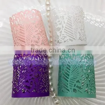 A811 Christmas Crafts Candle Wraps Laser Paper LED Light for Wedding Party Decoration Gift photo-2