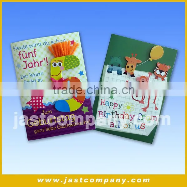 2015 Popular Custom Designed Handmade Birthday Greeting Card photo-3