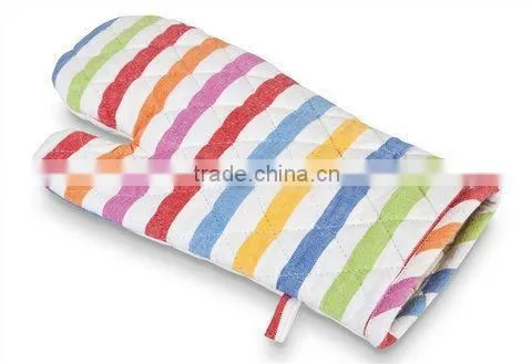 Lengthened Microwave Oven Gloves Mitts Cotton Baked Cotton Oven Mitt photo-4
