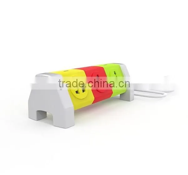 Colorful Universal 4/6/8 Outlet Power Strip With Usb photo-2
