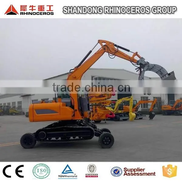 Earth Moving Machines 8ton Excavator Part Excavators Working photo-3