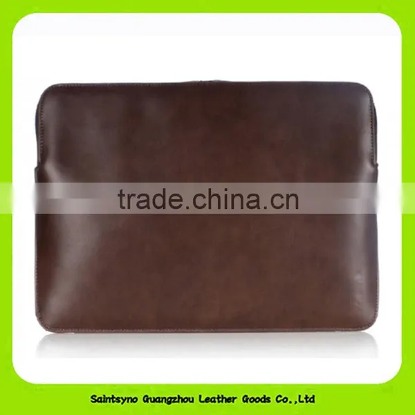 15055 Factory Wholesale Leather Cover Case Tablet Holder With Zipper photo-2