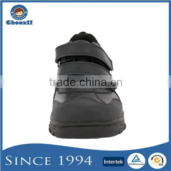 2016 Wholesale Skidproof Pure Leather Children Athletic School Shoes photo-2
