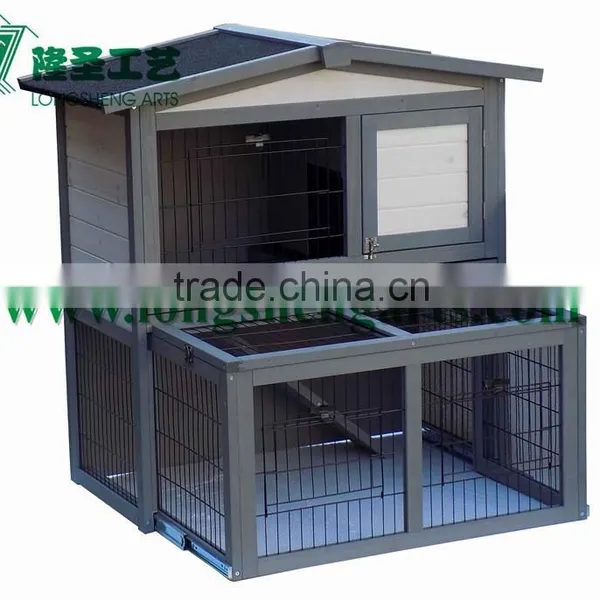 Bunny House Wooden Rabbit Hutch photo-2