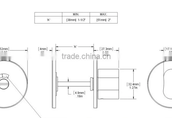 USA Made Door Knobs for Mortise Locks photo-2