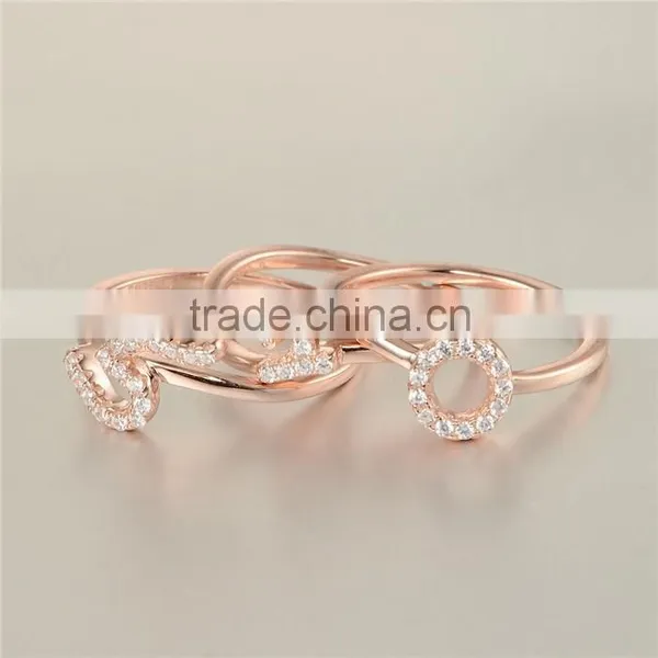 Fine Cheap Jewelry Rose Gold I Love You Ring For Women photo-5