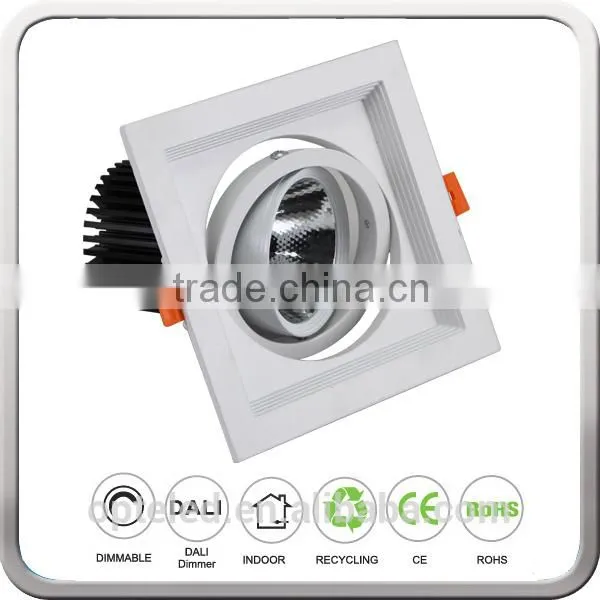 8W 1 Head 2 Heads 3 Heads Rectangular LED Downlight Square Adjustable photo-2