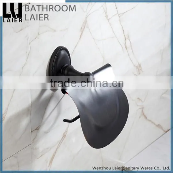 Customized China Wholesale Covered Zinc Alloy ORB Finishing Bathroom Accessories Wall Mounted Toilet Paper Holder photo-3