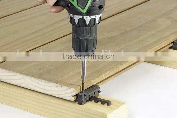Low - Carbon WPC Accessories Metal Floor Clip With Resistance to Crack Images photo-5