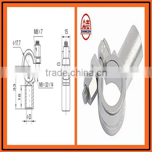 Wire Terminal DJQ9309 Brass Battery Terminal Types DIN Cable Terminal photo-3