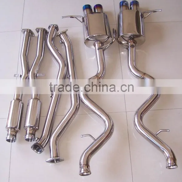 3-SERIES E92 335I COUPE M3 EXHAUST CATBACK With Titanium Coating Tips photo-3