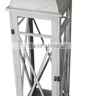 Normal Style Iron Lanterns Wooden Made for Home Decoration photo-4