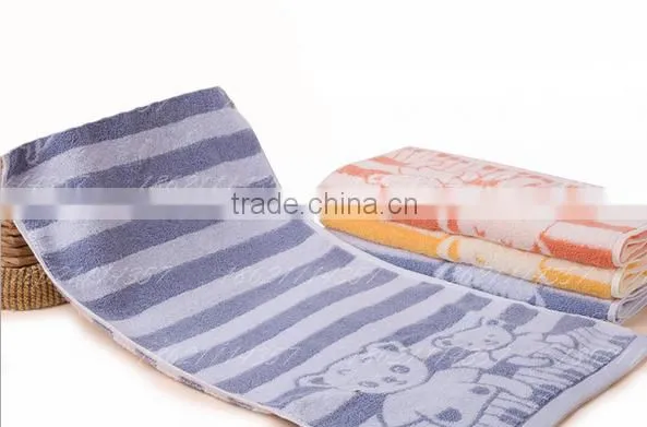 Stripe Character Pattern Jacquard Towel photo-4