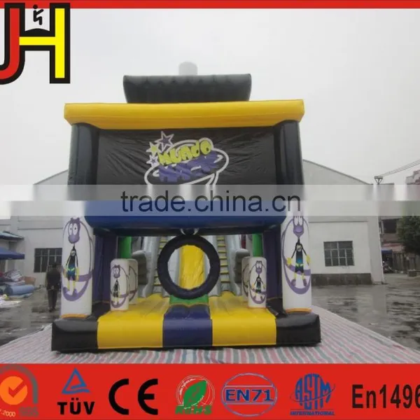 Newest Inflatable Amusement Slide, Inflatable Slide Plane Type Bouncy Combo photo-6