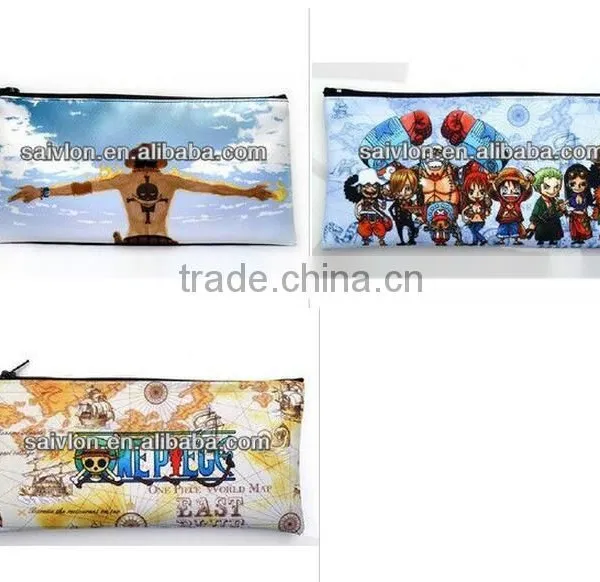 Waterproof Light Neoprene Zipper Custom Pencil Bag photo-2