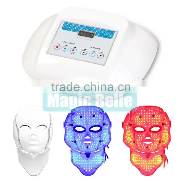 Brighter Prices Therapy Photon Skin Rejuvenation 3 Colors Light LED Facial Mask From China photo-6